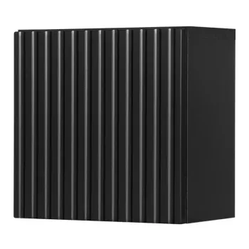 Dulap suspendat cu 1 usa, Nova Black, Comad, 30x18.9x30 cm, MDF/PAL laminat, negru mat 5289 imagine