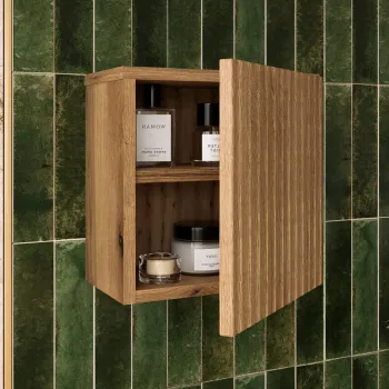 Dulap suspendat cu 1 usa, Nova Coast Evoke, Comad, 30x18.9x30 cm, MDF/PAL laminat, stejar coast evoke f58b imagine