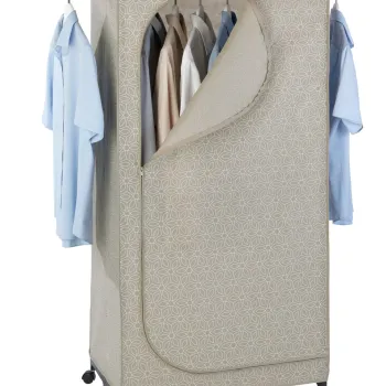 Dulap textil, Wenko, Balance, 75 x 50 x 160 cm, polipropilena, grej 28fd imagine