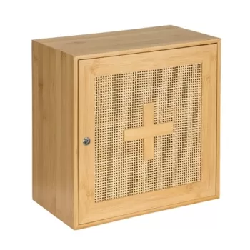 Dulapior pentru medicamente, Wenko, Allegre, 30 x 30 x 17.8 cm, bambus/ratan, natur 5d99 imagine