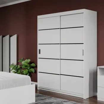 Dressing / Dulap dormitor Alb 138 - Elis 1782 imagine