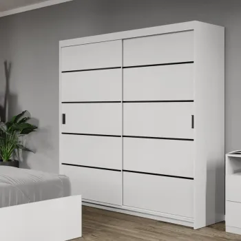 Dressing / Dulap dormitor Alb 184 - Elis fdfb imagine