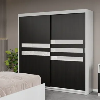 Dressing / Dulap dormitor Ferrara 184 - Glass 45de imagine