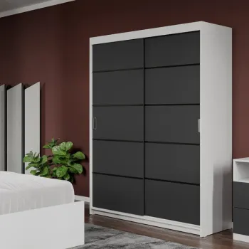 Dressing / Dulap dormitor Gri 138 - Elis 8e03 imagine