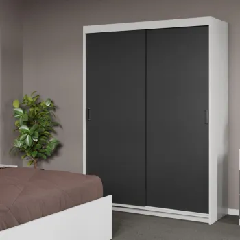 Dressing / Dulap dormitor Gri 138 - Karin 74b6 imagine