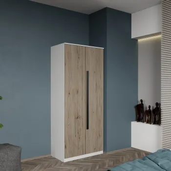 Dulap dormitor 2 usi San Remo 83 x 192.5 cm - Dallas 433a imagine