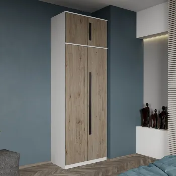 Dulap dormitor 2 usi San Remo 83 x 240,3 cm - Dallas daf0 imagine