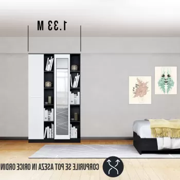 Dressing 1.33m / Dulap Dormitor Mario 1f71 imagine