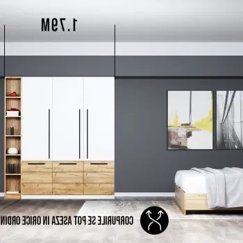 Dressing 1.79m / Dulap Dormitor Timea 5d95 imagine