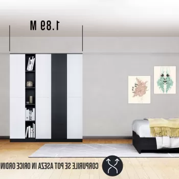 Dressing 1.89m / Dulap Dormitor Mario ca81 imagine