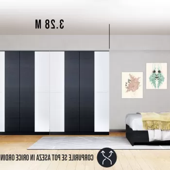 Dressing 3.28m / Dulap Dormitor Mario ad67 imagine