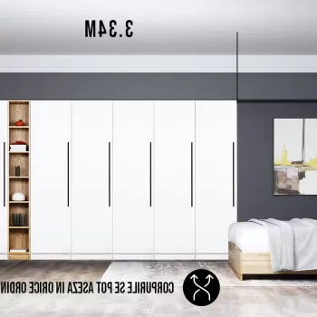 Dressing 3.34m / Dulap Dormitor Timea 0721 imagine