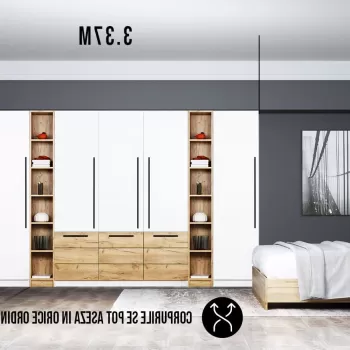 Dressing 3.37m / Dulap Dormitor Timea fa7e imagine