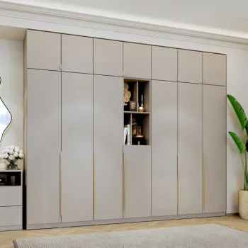 Dulap dormitor haine Inalt Bej/casmir 287 cm Auris C2 4174 imagine