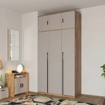 Dulap Inalt 3U Casmir / Stejar Siena e0e2 imagine