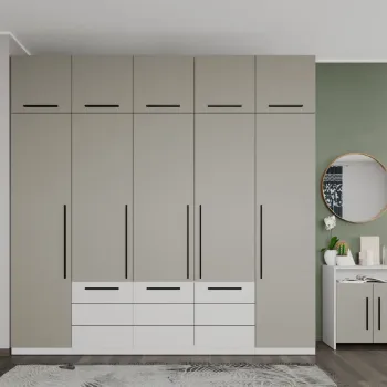 Dulap Inalt Casmir / Alb 2.5m Soares f396 imagine