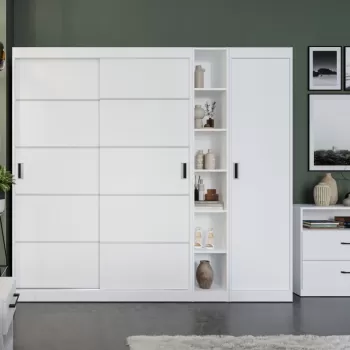 Dulap Nordis 210 usi albe 830b imagine