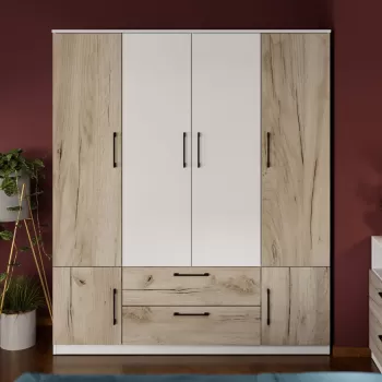 Dulap Relax Alb / Stejar k02 - C165/01 77d5 imagine