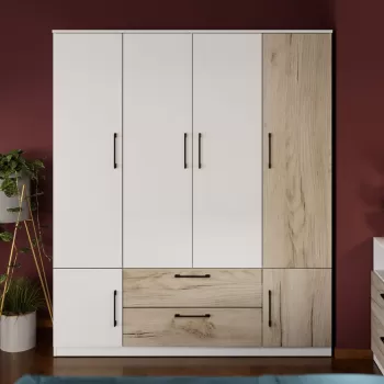 Dulap Relax Alb / Stejar k02 - C165/02 dc2c imagine