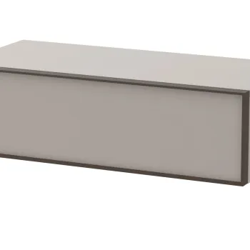 Dulap auxiliar suspendat Roca Inspira cu un sertar 100cm gri nisip 1545 imagine