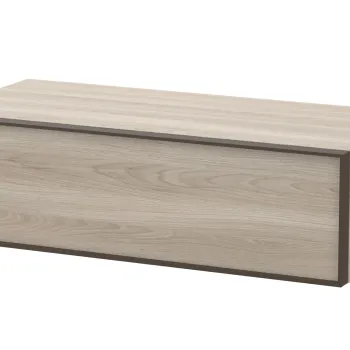 Dulap auxiliar suspendat Roca Inspira cu un sertar 100cm pin alb 7b9f imagine