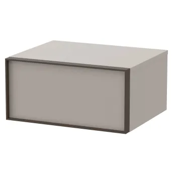 Dulap auxiliar suspendat Roca Inspira cu un sertar 60cm gri nisip 4fb6 imagine