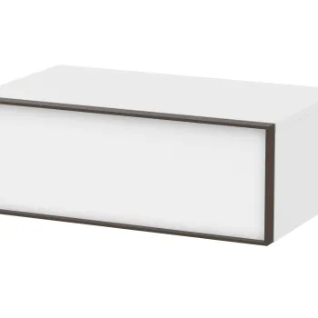 Dulap auxiliar suspendat Roca Inspira cu un sertar 80cm alb mat 44ec imagine