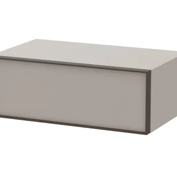 Dulap auxiliar suspendat Roca Inspira cu un sertar 80cm gri nisip cc69 imagine