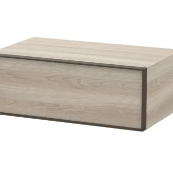 Dulap auxiliar suspendat Roca Inspira cu un sertar 80cm pin alb 7ce4 imagine