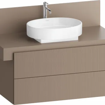 Dulap baza Duravit Balcoon 100x57cm  doua sertare cu inchidere lenta  umbra mat 9662 imagine