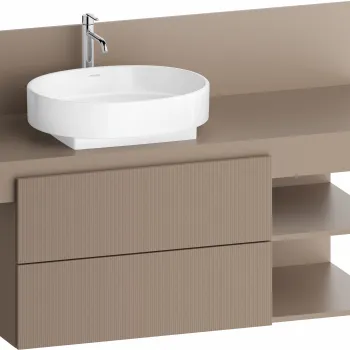 Dulap baza Duravit Balcoon 120x57cm  doua sertare cu inchidere lenta  orientare dreapta  umbra mat 75ec imagine
