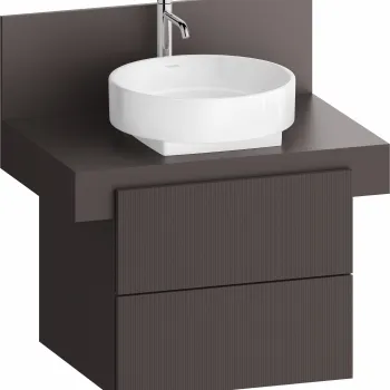 Dulap baza Duravit Balcoon 60x57cm  doua sertare cu inchidere lenta  maro mat cc7c imagine