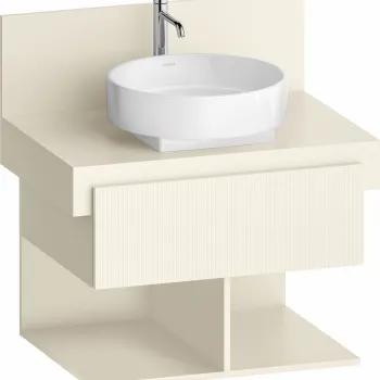 Dulap baza Duravit Balcoon 70x57cm  un sertar cu inchidere lenta  ivory mat c2d0 imagine