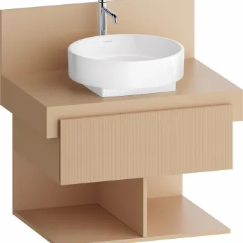 Dulap baza Duravit Balcoon 70x57cm  un sertar cu inchidere lenta  terraccino mat a6ff imagine