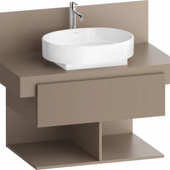 Dulap baza Duravit Balcoon 80x57cm  un sertar cu inchidere lenta  umbra mat 343a imagine