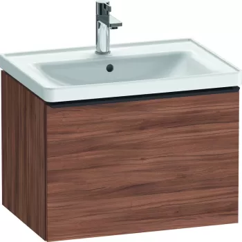 Dulap baza Duravit D-Neo cu 1 sertar pentru lavoar 65cm Natural Walnut Decor 2334 imagine