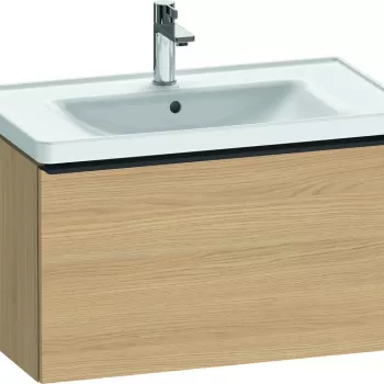 Dulap baza Duravit D-Neo cu 1 sertar pentru lavoar 80cm Natural Oak 495c imagine