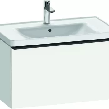 Dulap baza Duravit D-Neo cu 1 sertar pentru lavoar 80cm White Matt Decor 2339 imagine
