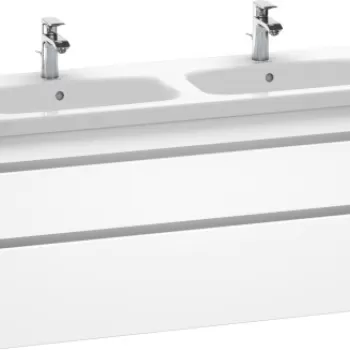 Dulap baza Duravit DuraStyle 123x44.8cm 2 sertare cu inchidere lenta alb mat 7694 imagine