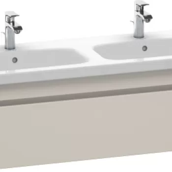 Dulap baza Duravit DuraStyle 123x44.8cm sertar cu inchidere lenta taupe mat 1729 imagine