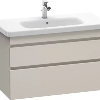 Dulap baza Duravit DuraStyle 93x44.8cm 2 sertare cu inchidere lenta taupe mat 2958 imagine