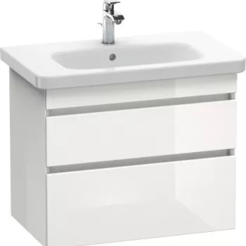 Dulap baza Duravit DuraStyle cu doua sertare 73x44.8cm alb lucios 4aff imagine