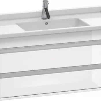 Dulap baza Duravit Ketho 100x46.5cm 2 sertare inchidere lenta alb lucios b2d0 imagine