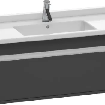 Dulap baza Duravit Ketho 100x46.5cm sertar inchidere lenta grafit mat 98c1 imagine