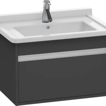 Dulap baza Duravit Ketho 80x46.5cm sertar inchidere lenta grafit mat ebfd imagine