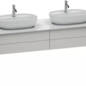 Dulap baza Duravit Luv cu doua sertare 1733x570mm alb nordic satinat mat 6146 imagine