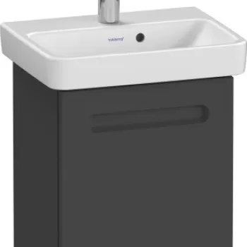 Dulap baza Duravit No.1 cu o usa balamale stanga 390x346mm grafit mat decor 3c9b imagine
