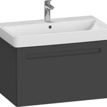 Dulap baza Duravit No.1 cu un sertar 74x42.6cm grafit mat decor d626 imagine