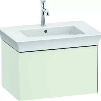 Dulap baza Duravit White Tulip cu 1 sertar pentru lavoar 75cm White Satin Matt Lacquer 17c6 imagine