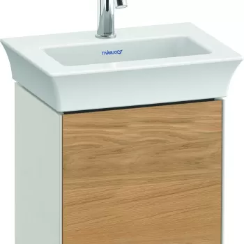 Dulap baza Duravit White Tulip cu 1 usa pentru lavoar 45cm Nordic White Satin Matt Lacquer 3dd9 imagine